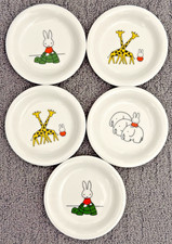 Miffy Collectible mini Plates Rare items x Asahi Bank Limited Edition 5-Piece picture
