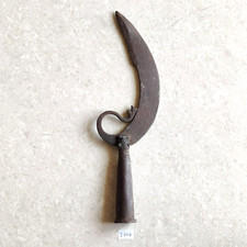18c Indo Persian Mythological Animal Indian Dagger Spear Head Flint Rarest I740 picture