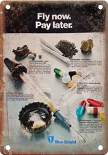 Vintage Anti Drug Marijuana Weed Ad Reproduction Metal Sign ZG44 picture