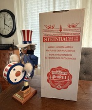 SIGNED - Steinbach 225th Anniversary Uncle Sam - Musical Nutcracker - S1800 picture