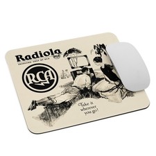 Vintage RCA Radiola Mouse Pad 9.5x7.75