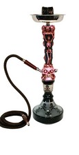 24 INCH  PATENTED INHALE SKELETON 1 H HOOKAH WITH INTERLOCK SYSTEM IN A SUITCASE picture