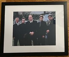 New Framed-Matted 8x10-Cast Of The Sopranos-James Gandolfini-Tony Sirico picture