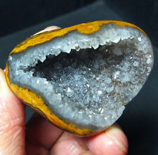 Rare 65G Natural Inner Mongolia Gobi Eye Agate Geode Collection Healing A3670 picture