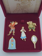 Disney Beauty and the Beast 2002 Global Release Pin Set LE1500 picture