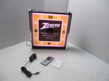 Zenith Quality goes in LED light up Advertising wall clock Brand New picture