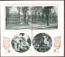 c1908 Maplewood Hotel Pittsfield MA Berkshire Hills Illustrated Resort Brochure picture