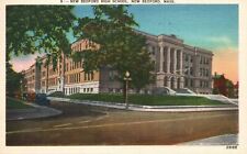Vintage Postcard New Bedford High School Building New Bedford Massachusetts MA picture