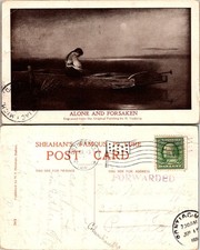 Alone and Forsaken Postcard Sheahans Famous Picture H. Vosberg 1909 Boat Art picture