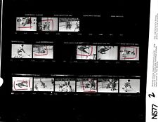 LD345 1978 Original Contact Sheet Photo DETROIT RED WINGS - MONTREAL CANADIENS picture
