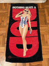 Vintage 1992 Budweiser Bud Girl Bath/Beach Towel