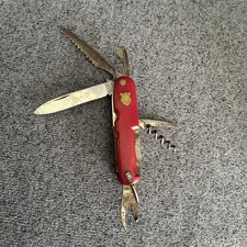 VINTAGE GERMAN SOLINGEN ROSTEREI RED JUMBO  KNIFE  picture