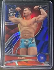 2022 Panini Chronicles WWE Spectra Austin Theory #386 - Blue Prizm /99 picture