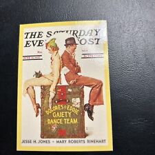 Jb14 Norman Rockwell 2 1995 #43 Saturday Evening Post Gaiety Dance Team 1937 picture