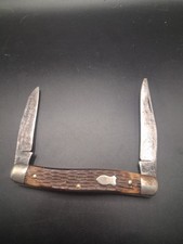 VINTAGE SCHRADE WALDEN NY USA 787 IMPROVED MUSKRAT POCKET KNIFE picture