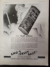 Eno's Fruit Salt 1930 L'illustration Mag Print Ad FRENCH Christmas Santa Claus picture