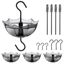Ant Moat for Hummingbird Feeder, 5 OZ, 4 Pack, Black picture