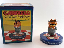 Vtg. 1978 Garfield Figurine I'm the Boss, That's why picture