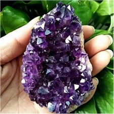 80-100g Raw Amethyst Crystal Quartz Cluster Specimens February Birthstone Gifts picture