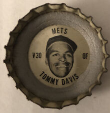 Old Rare Vintage 1967 Tommy Davis Mets Baseball Coke Soda Bottle Cap V30 picture