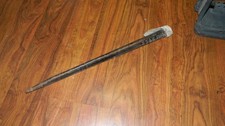 Antique Old 18 Century US Civil War Socket Bayonet Leather Scabbard Sheath picture