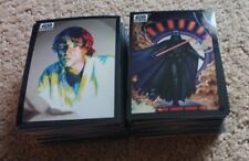 2022 TOPPS CHROME STAR WARS GALAXY COMPLETE BASE SET OF 100 CARDS picture