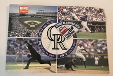 Todd Helton Colorado Rockies 2000 NL Batting Title King Soopers Lapel Hat Pin picture