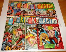 9 KA-ZAR COMICS 7,8,9,16,17 ASTONSHING TALES 16,17,19,20 9.0-9.2 1973-76 picture
