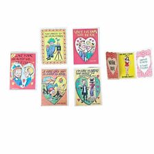 1950s-60s Vintage Topps Funny Valentines Trading Cards Topps Valentine Foldee #9 picture