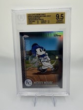 Topps 2026 Chrome Disney Mickey Mouse MLB Home Jersey Black Refractor /10 picture