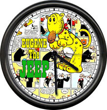 Eugene The Jeep Popeye Newspaper Comic Book Cartoon Strip Wall Clock picture