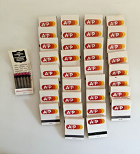 Lot of 35 Vintage A&P Unstruck Matchbooks picture