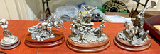 Chilmark Fine Pewter Western Figure Lot Sioux War Chief Crazy Horse Geronimo picture