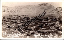 Real Photo Bird's Eye View Gold Rush Ghost Town Of Rhyolite Nevada NV RPPC Y493 picture