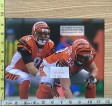 Carson Palmer & Eric Ghiaciuc NFLBengals On Field Scene Book Photograph picture