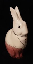 Vintage Well Dressed Porcelain Rabbit/Bunny Bank picture