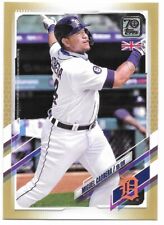 2021 Topps UK Edition Gold Parallel Miguel Cabrera #18/25 (28) Tigers picture