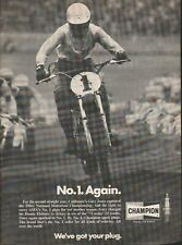 1974 Gary Jones / Champion Spark Plugs - Vintage Motorcycle Ad picture
