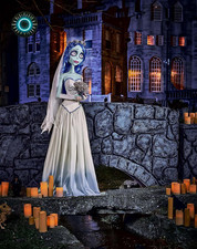 5 Ft 10 in Emily Animatronic - Corpse Bride Multicolor ONLY US... picture