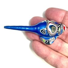 DVH Genuine Blue Fordite Bird Head Specimen Michigan 79x33x22mm (6906) picture