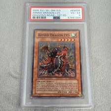 2005 Yu-Gi-Oh S.D. Dragon's Roar 1st Ed #EN006 Armed Dragon PSA 4 picture