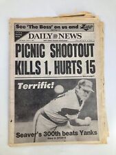 VTG Daily News Newspaper August 5 1985 Tom Seaver's 300th Beat Yanks picture
