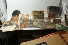 vintage paper ephemera lot mixed picture