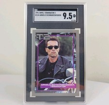 Arnold Schwarzenegger Rookie Terminator 2 Card #134 1991 Impel SGC 9.5 picture