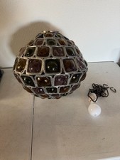 1960s Vintage Brutalist Art Glass Globe Light by Felipe Derflingher for Feders picture