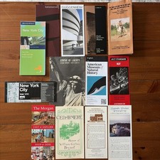 Vintage New York City Brochures | Trump Tower, Guggenheim, Museum Nat History picture