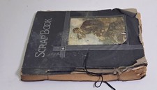 Vtg Scrapbook 1930s Pages and Covers As Is Variety of Subjects 48 Pages picture