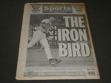 1995 SEPTEMBER 7 NY DAILY NEWS NEWSPAPER - IRON BIRD HOLY CAL - NP 2542 picture