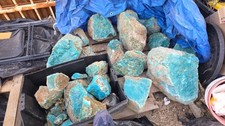 blue chrysocolla rough (By The Pound) 1 inch to 3 inches sizes picture