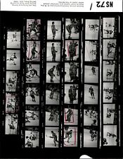 LD266 1973 Original Contact Sheet Photo MONTREAL CANADIENS vs DETROIT RED WINGS picture